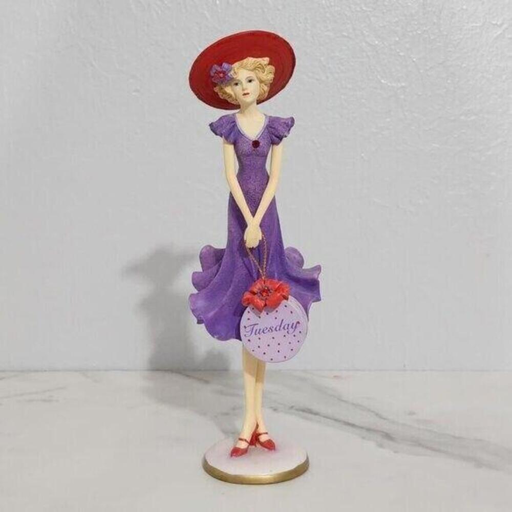 2/$50 Hamilton Collection Tuesday's Hat Sets Off Your Face Figurine #3283A